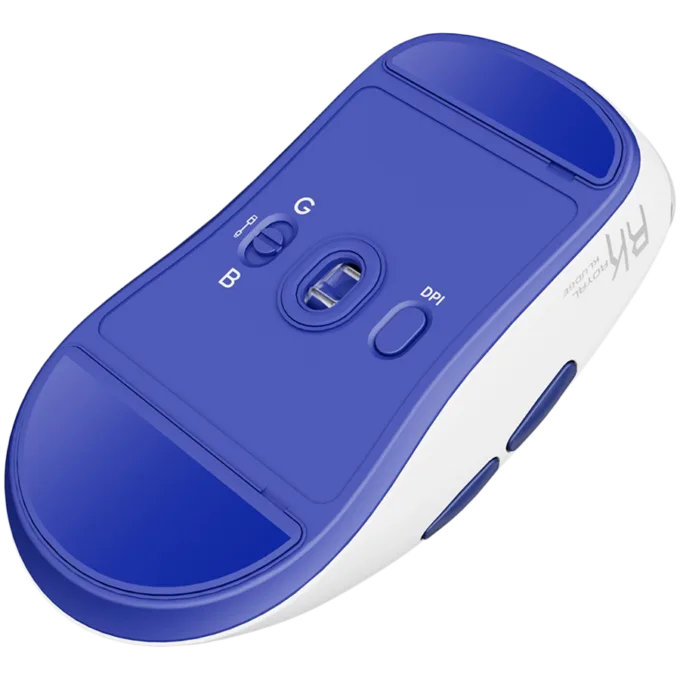 ROYAL KLUDGE M30 White Blue Gaming Mouse PAW 33111K — image 5