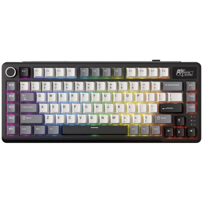 ROYAL KLUDGE RK L75 Knight Black Gaming Keyboard Beige switch — image 1