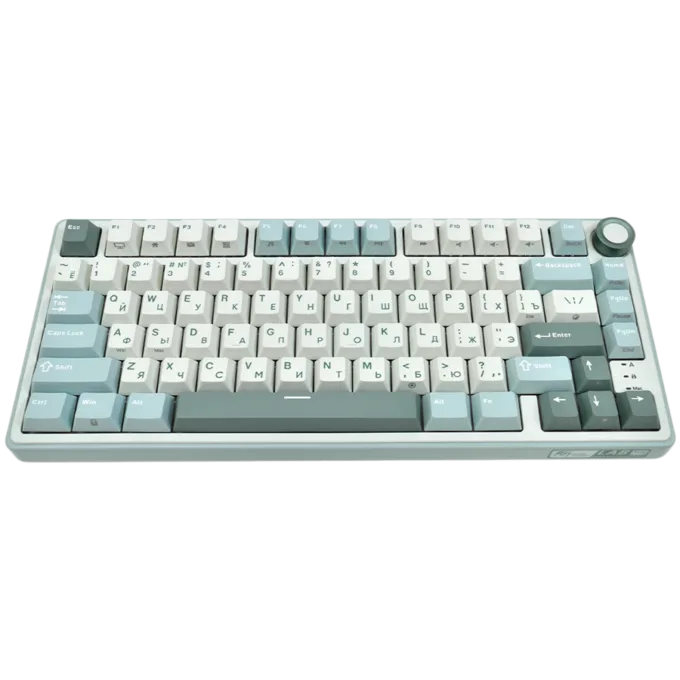 ROYAL KLUDGE R75 Sky Cyan Gaming Keyboard K silver switch — image 1