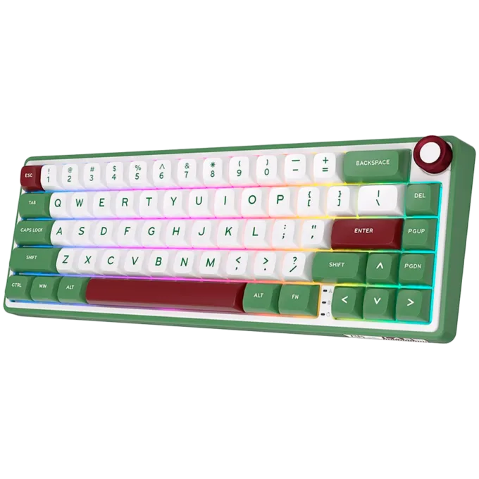 ROYAL KLUDGE R65 Green sand Gaming Keyboard Chartreuse switch — image 2