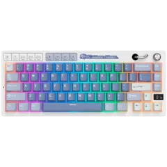 ROYAL KLUDGE RK M65 Ocean Blue Gaming Keyboard Beige switch