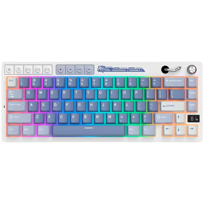 ROYAL KLUDGE RK M65 Ocean Blue Gaming Keyboard Beige switch — image 1