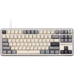 ROYAL KLUDGE R87Pro Half Grey Gaming Keyboard Brown switch