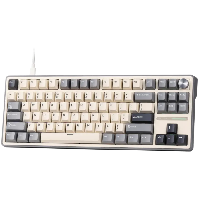 ROYAL KLUDGE R87Pro Half Grey Gaming Keyboard Brown switch — image 2