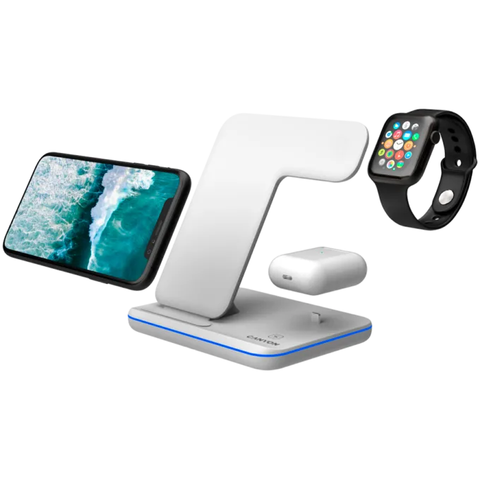 CANYON wireless charger WS-303 15W 3in1 UK White — image 11