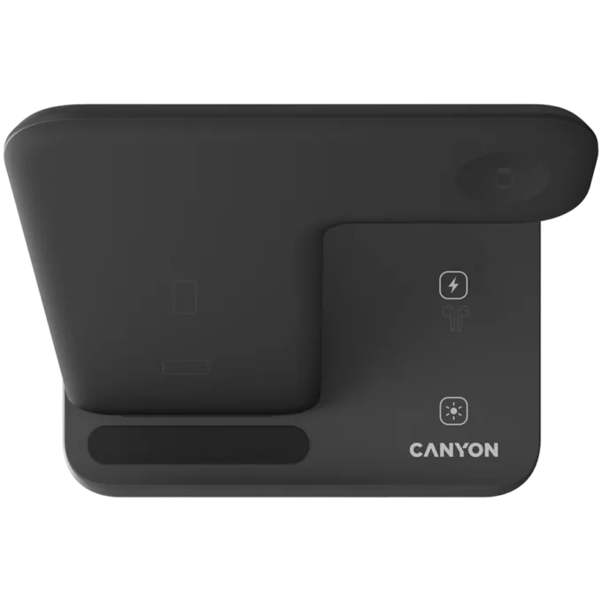 CANYON wireless charger WS-303 15W 3in1 UK Black — image 4