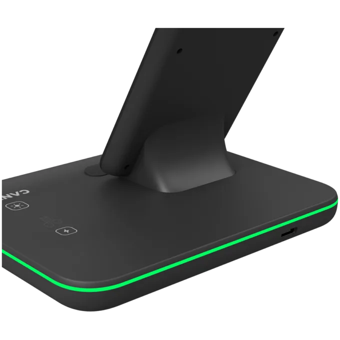 CANYON wireless charger WS-303 15W 3in1 UK Black — image 5