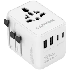 CANYON Travel Adapter OnTour 70 EU/UK/US/AUS 70W White