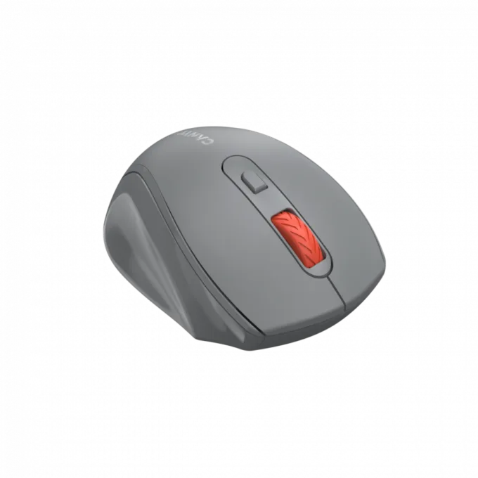 Canyon 6 buttons wireless 2.4Ghz mouse, MX8650A Sensor, DPI up to 1600,Injection case, 3 M life times left and right switches, 2xAAA battery, ABS material. Size: 105x71x40mm, Weight: 59g, Dark grey — image 2