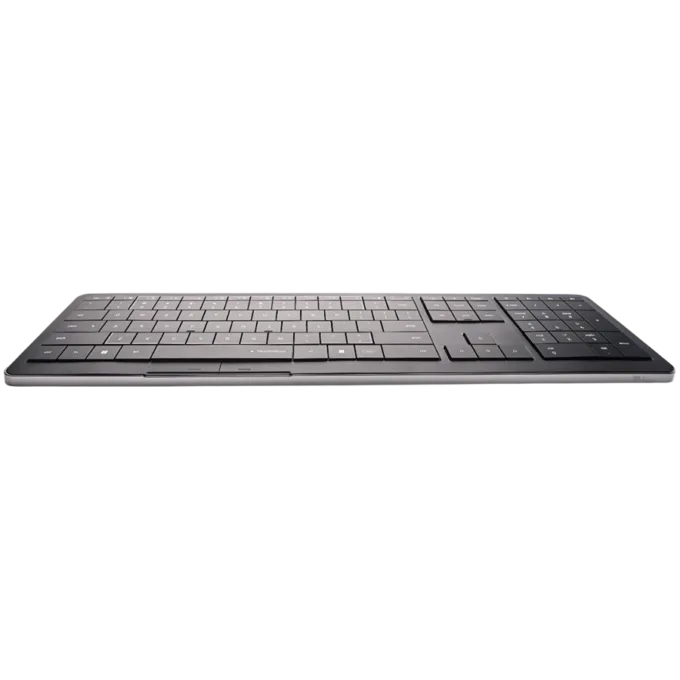 CLEVETURA CLVX 1 Touch-On-Keys AI Wireless Keyboard, ANSI US Windows Layout, Scissor Switches, Aluminum Chassis, Interactive RGB, Windows/Linux/MacOS support — image 2