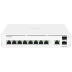 Ubiquiti UISP UISP-CONSOLE-EU 9x GbE RJ45 ports, 2x 10G SFP+ ports, Up to 8,500 Mbps NAT throughput, Additional Power TransPort input for DC redundancy, 1U rack or wall-mountable (kits included)