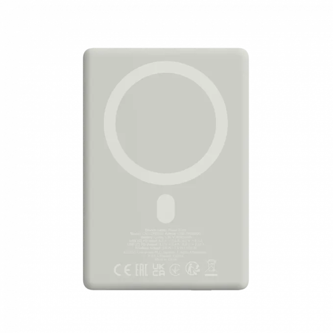 CANYON magnetic power bank OnPower 500 PD20W 5000mAh Aluminium Star Grey — image 5
