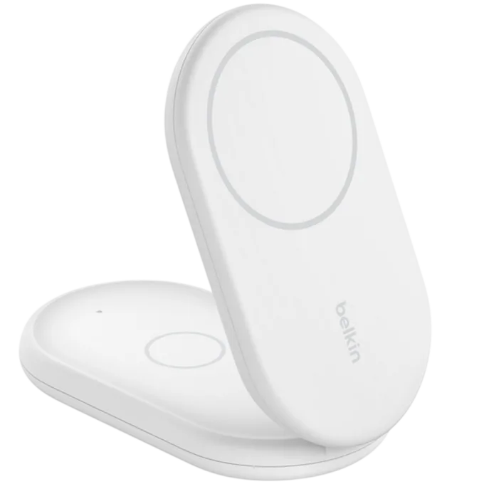 BELKIN Qi2 15w Magnetic 2in1 Stand, White — image 1