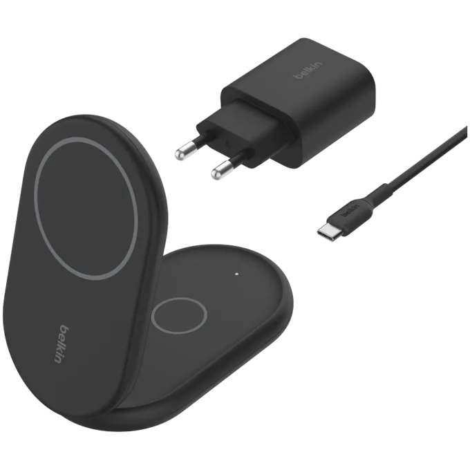 BELKIN Qi2 15w Magnetic 2in1 Stand, Black — image 3