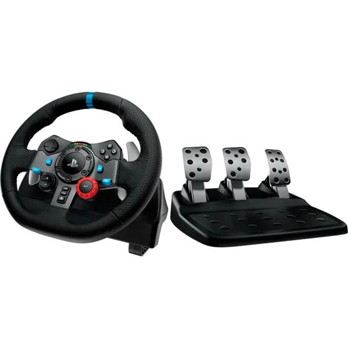 LOGITECH G29 Driving Force Racing Wheel for PlayStation5 and PlayStation4 - BLACK - USB - PLUGCG - WWi-9006 - WHEEL — image 4