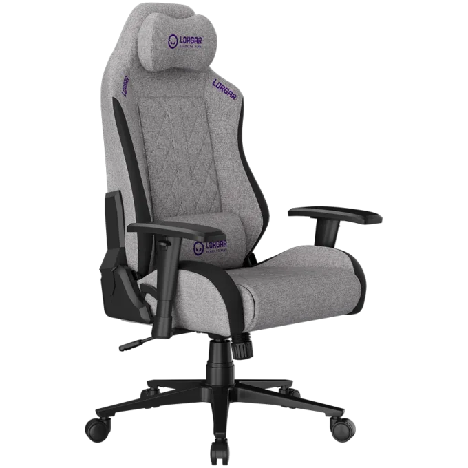 LORGAR CHA41, Ergonomic Gaming Chair Advanced, premium anti-stain fabric, Grey — image 14
