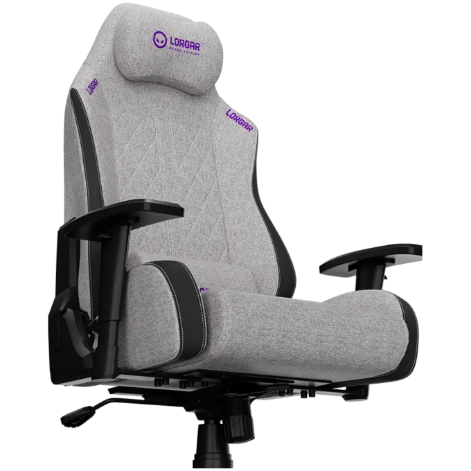 LORGAR CHA41, Ergonomic Gaming Chair Advanced, premium anti-stain fabric, Grey — image 17