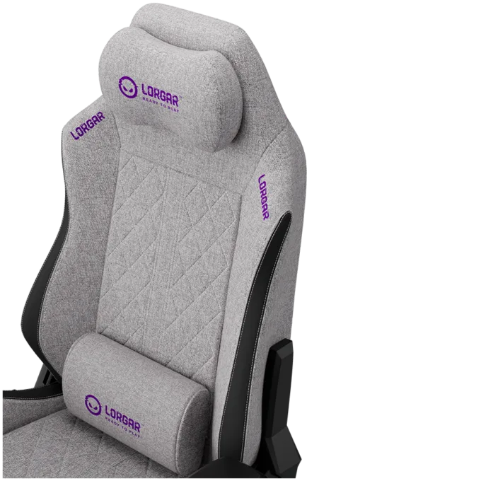 LORGAR CHA41, Ergonomic Gaming Chair Advanced, premium anti-stain fabric, Grey — image 19