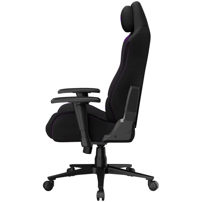 LORGAR CHA41, Ergonomic Gaming Chair Advanced, premium anti-stain fabric, Black/purple — image 6