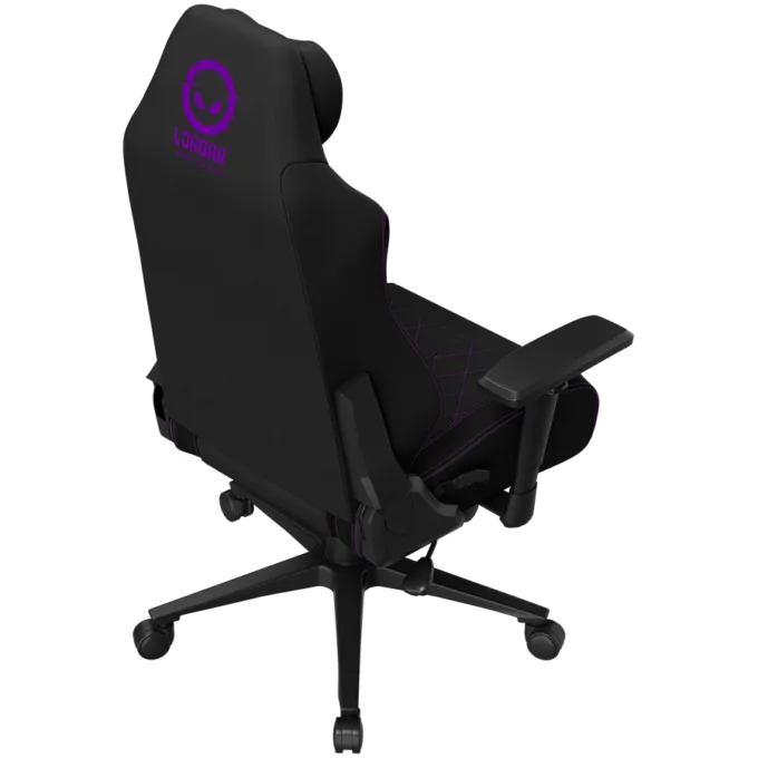 LORGAR CHA41, Ergonomic Gaming Chair Advanced, premium anti-stain fabric, Black/purple — image 11