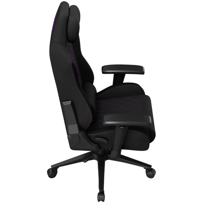 LORGAR CHA41, Ergonomic Gaming Chair Advanced, premium anti-stain fabric, Black/purple — image 12