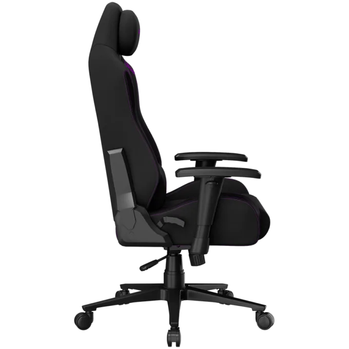 LORGAR CHA41, Ergonomic Gaming Chair Advanced, premium anti-stain fabric, Black/purple — image 15