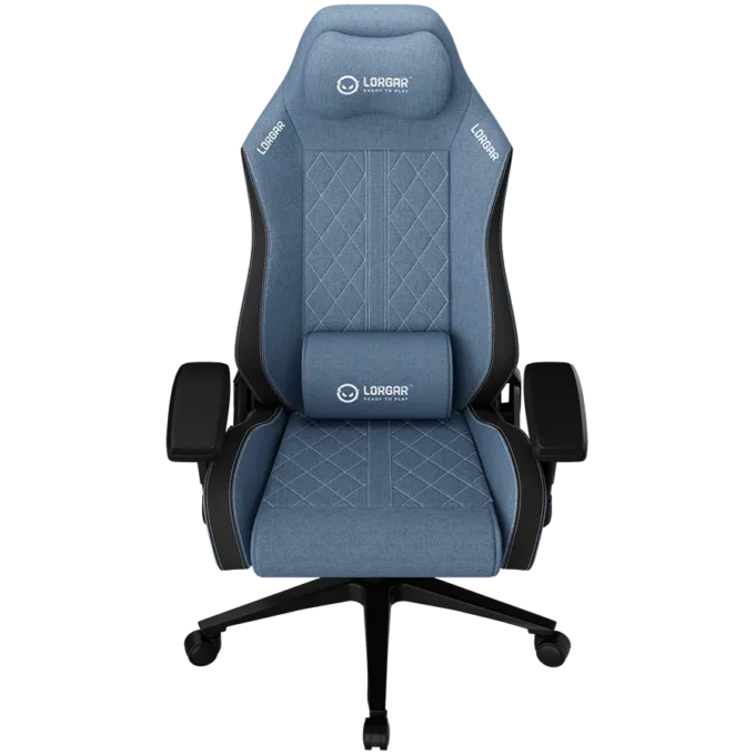 LORGAR CHA41, Ergonomic Gaming Chair Advanced, premium anti-stain fabric, Blue — image 2
