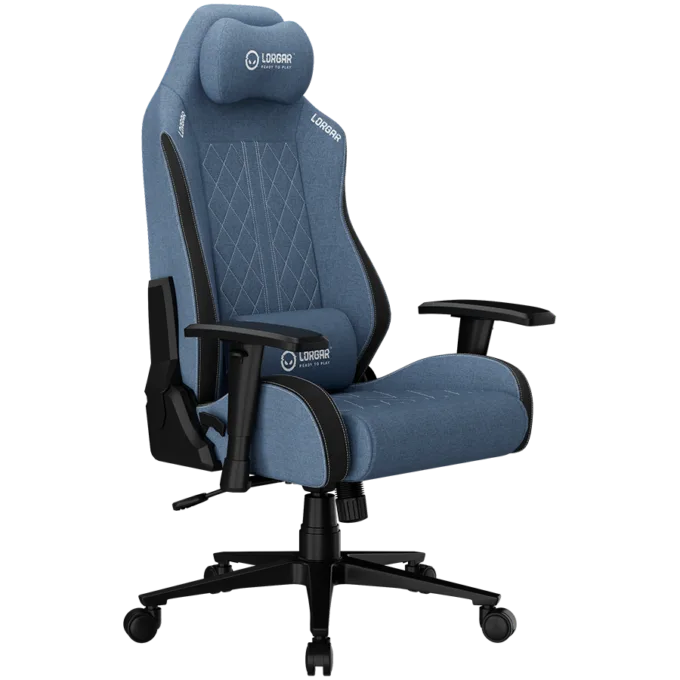 LORGAR CHA41, Ergonomic Gaming Chair Advanced, premium anti-stain fabric, Blue — image 13