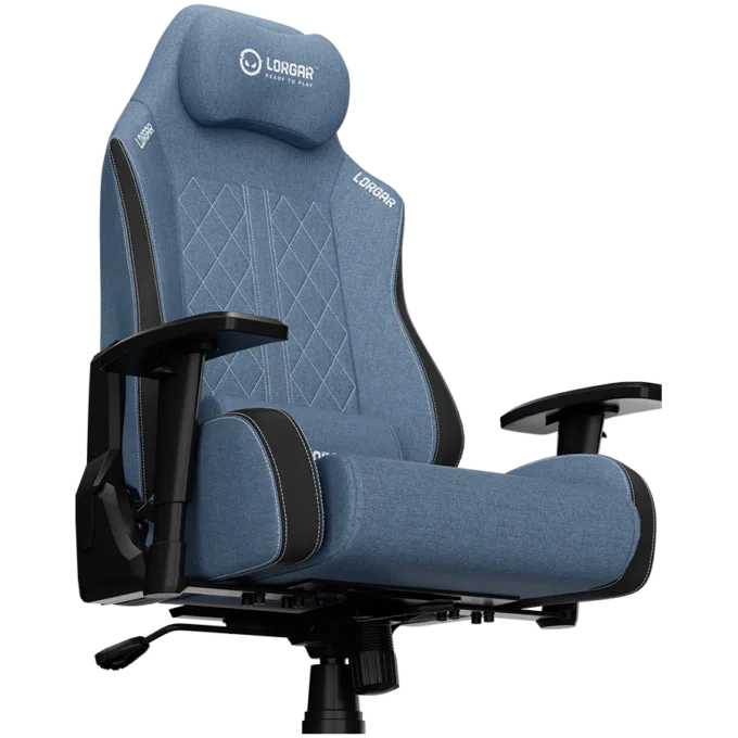 LORGAR CHA41, Ergonomic Gaming Chair Advanced, premium anti-stain fabric, Blue — image 17