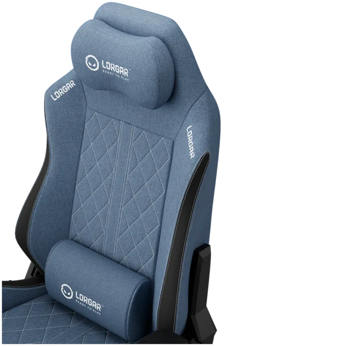LORGAR CHA41, Ergonomic Gaming Chair Advanced, premium anti-stain fabric, Blue — image 19