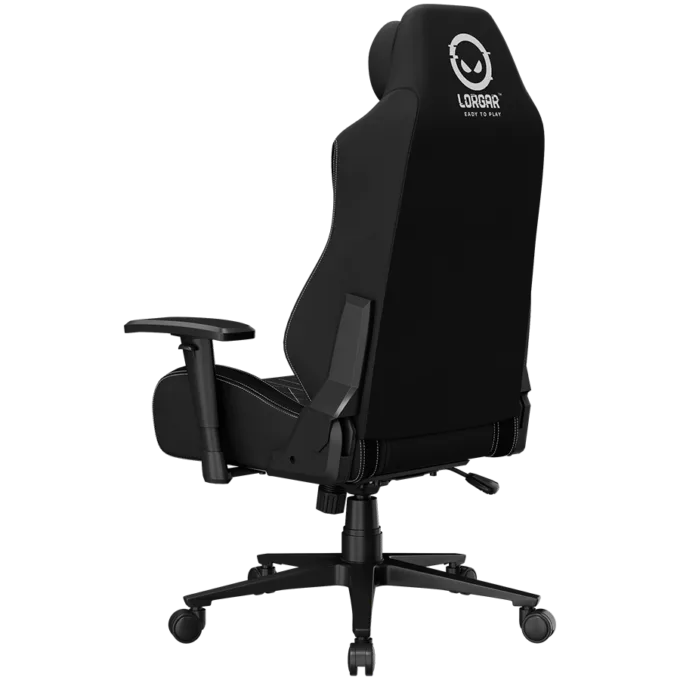 LORGAR CHA41, Ergonomic Gaming Chair Advanced, premium anti-stain fabric, Black/white — image 7