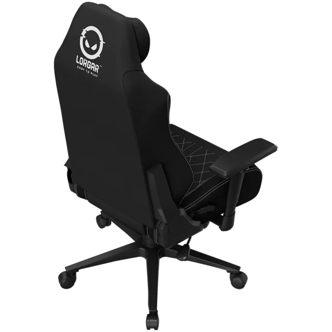 LORGAR CHA41, Ergonomic Gaming Chair Advanced, premium anti-stain fabric, Black/white — image 11