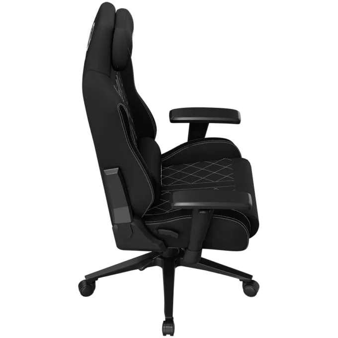 LORGAR CHA41, Ergonomic Gaming Chair Advanced, premium anti-stain fabric, Black/white — image 14