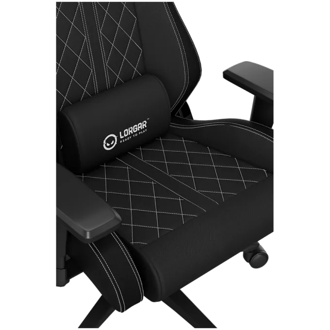 LORGAR CHA41, Ergonomic Gaming Chair Advanced, premium anti-stain fabric, Black/white — image 18