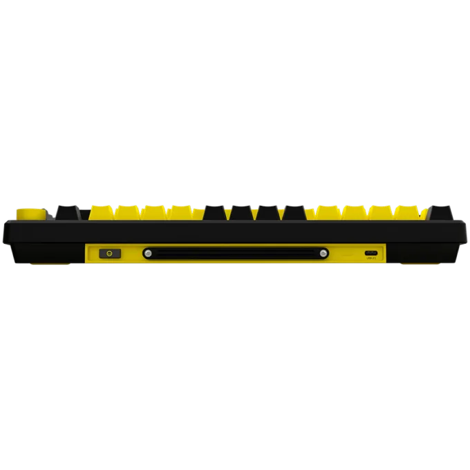 LORGAR KBP7075W, Wireless 75% Mechanical Gaming Keyboard Pro, Black/yellow, EN layout — image 6