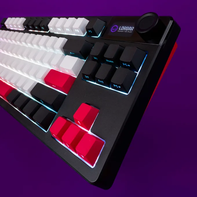 LORGAR KBP70TKLW, Wireless TKL Mechanical Gaming Keyboard Pro, Beige, EN layout — image 13