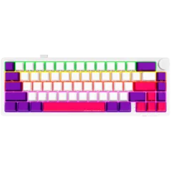 LORGAR KBP70MW, Wireless 65% Mechanical Gaming Keyboard Pro, White, EN layout