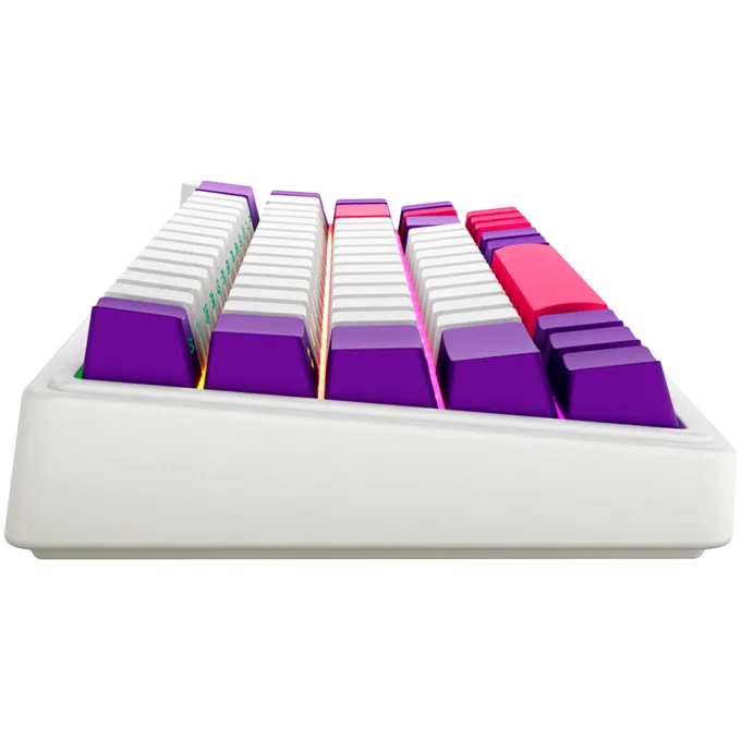 LORGAR KBP70MW, Wireless 65% Mechanical Gaming Keyboard Pro, White, EN layout — image 4
