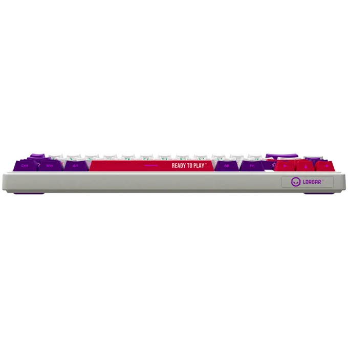 LORGAR KBP70MW, Wireless 65% Mechanical Gaming Keyboard Pro, White, EN layout — image 6