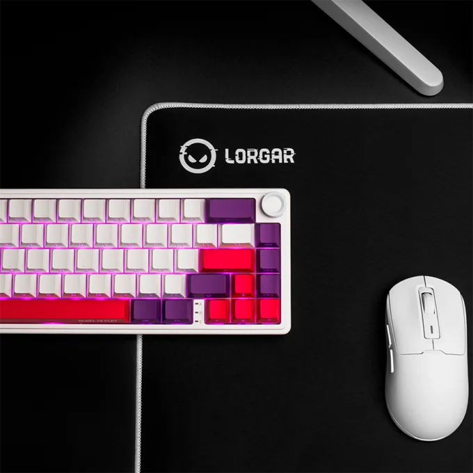 LORGAR KBP70MW, Wireless 65% Mechanical Gaming Keyboard Pro, White, EN layout — image 14