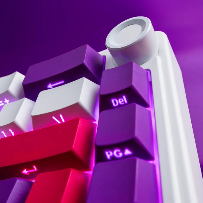 LORGAR KBP70MW, Wireless 65% Mechanical Gaming Keyboard Pro, White, EN layout — image 15
