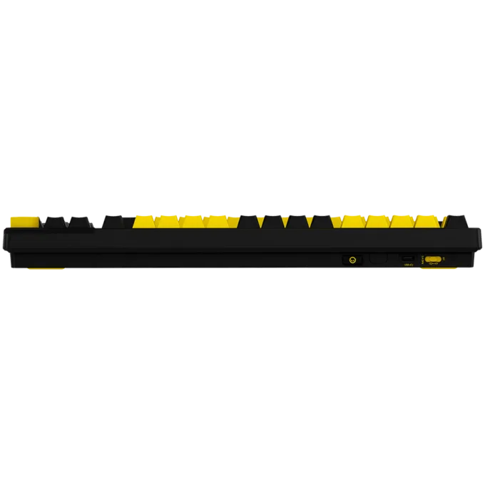 LORGAR KBP70TKLW, Wireless TKL Mechanical Gaming Keyboard Pro, Black/yellow, EN layout — image 6