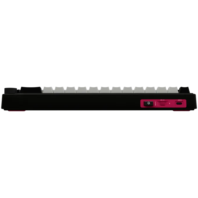 LORGAR KBP70MW, Wireless 65% Mechanical Gaming Keyboard Pro, Black/red, EN layout — image 5
