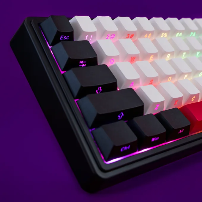 LORGAR KBP70MW, Wireless 65% Mechanical Gaming Keyboard Pro, Black/red, EN layout — image 12