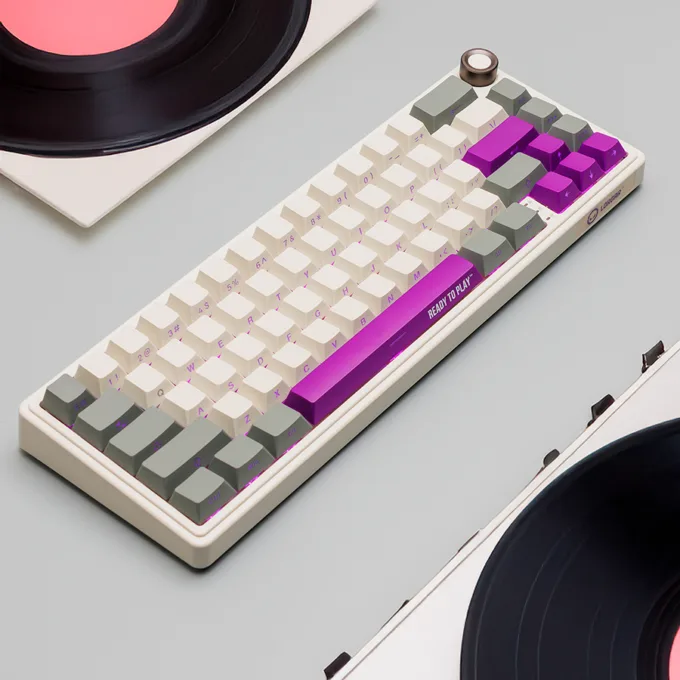 LORGAR KBP70MW, Wireless 65% Mechanical Gaming Keyboard Pro, Beige, EN layout — image 13