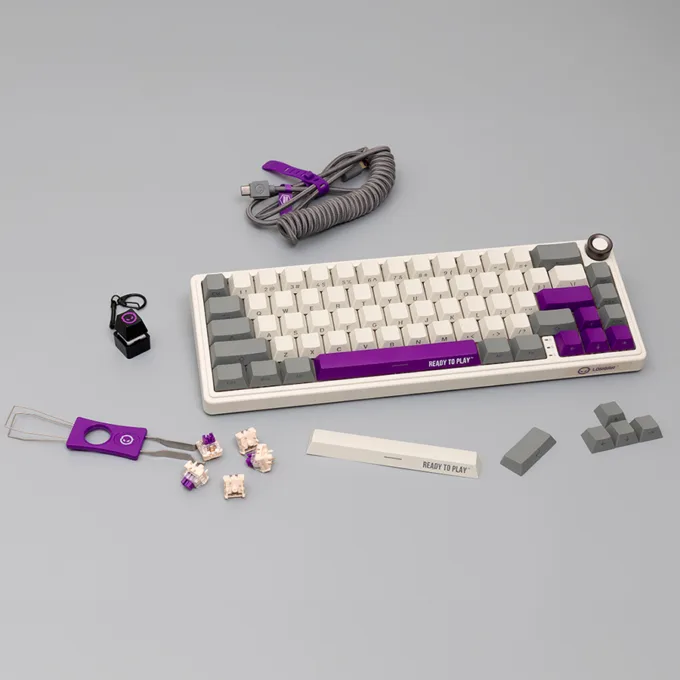 LORGAR KBP70MW, Wireless 65% Mechanical Gaming Keyboard Pro, Beige, EN layout — image 14