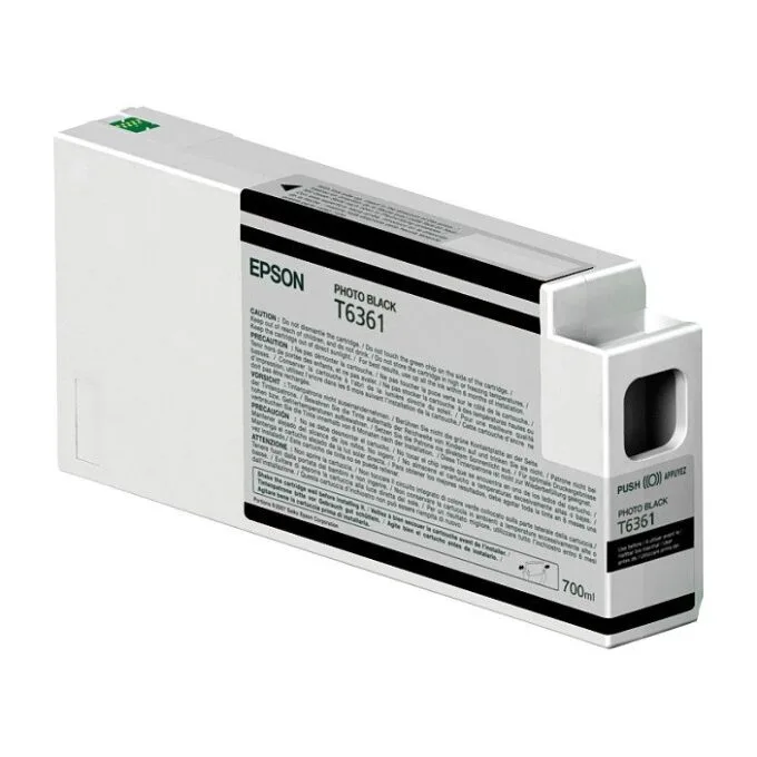 Epson Singlepack Photo Black T636100 UltraChrome HDR 700 ml ink cartridge — image 1