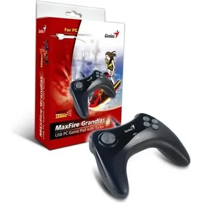 Genius MaxFire Grandias 12 USB Gamepad – 12 Programmable Buttons, Turbo, Vibration — image 1