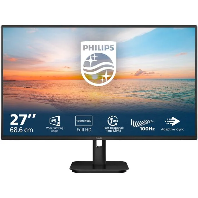 Philips 27E2N1100 - 27-inch FHD (1920x1080) IPS Business Monitor - 120Hz, 4ms GtG, VGA+HDMI 1.4, 2x2W Speakers, VESA Mount — image 1
