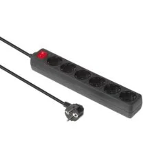 6-way Schuko Socket on/off